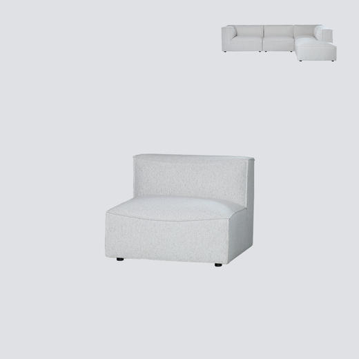 NS家居nsfurniture软包布艺转角组合沙发NSSF-5430 商品图4