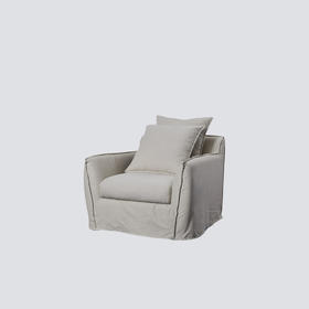 NS家居nsfurniture软包布艺活套可拆洗单人沙发NSSF-5216-20