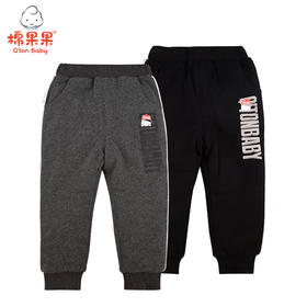 棉果果冬季男童夹棉运动长裤M412200821683