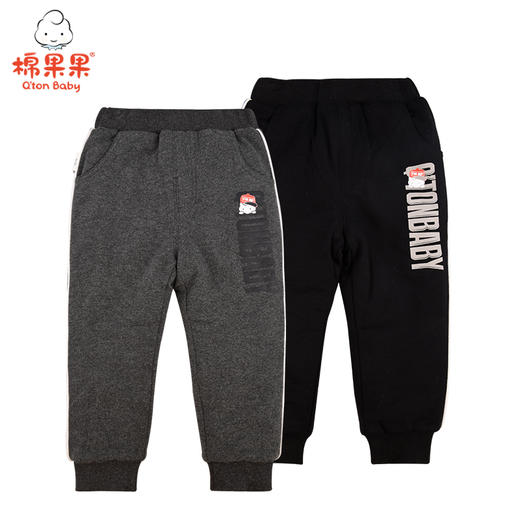 棉果果冬季男童夹棉运动长裤M412200821683 商品图0