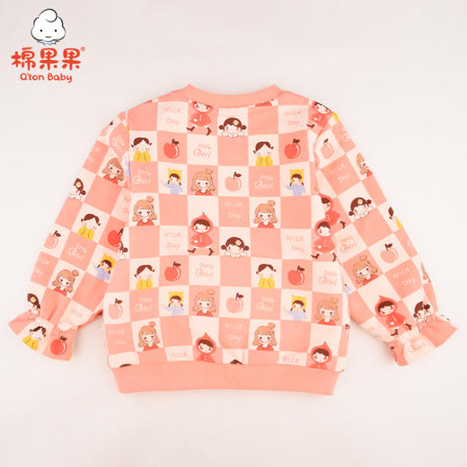 棉果果冬季女童印花套头卫衣M422180221687 商品图2