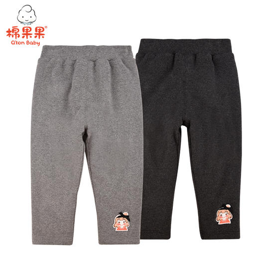 棉果果冬季女童夹棉打底裤M422206821701 商品图0