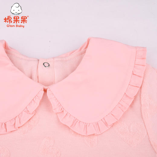 棉果果冬季女童提花夹棉卫衣M422180821724 商品图3