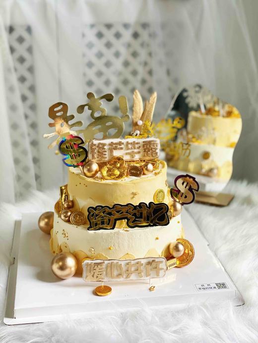 暴富：私人订制蛋糕组合，可订制蛋糕款式，8+6双层主蛋糕加15块切块或同主题杯子蛋糕 商品图6