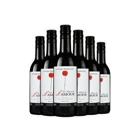 浪漫之花迷你红187ml小酒6只装