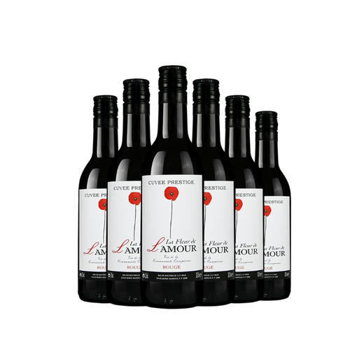浪漫之花迷你红187ml小酒6只装 商品图0