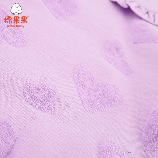 棉果果冬季女童提花夹棉卫衣M422180821725 商品图5