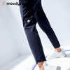 moodytiger女童运动裤2021冬季新款纯色透气高弹力宽松休闲长裤M12211310 商品缩略图8