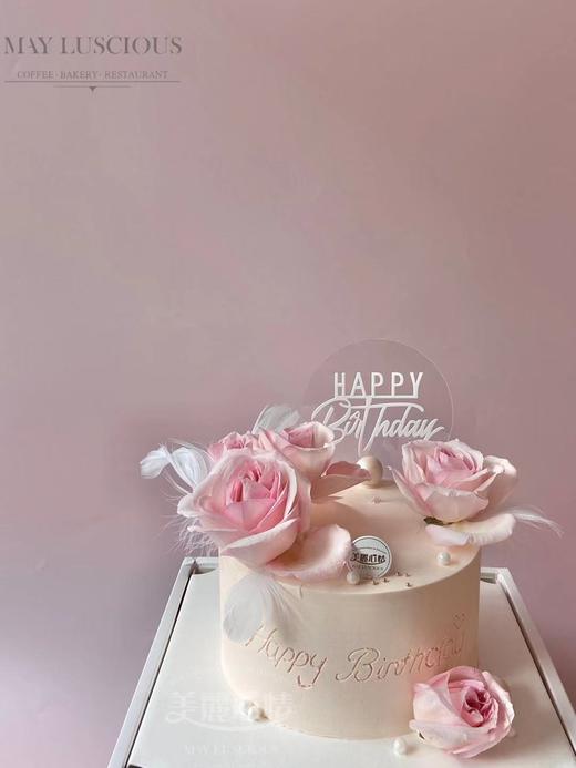 粉色鲜花蛋糕 商品图0