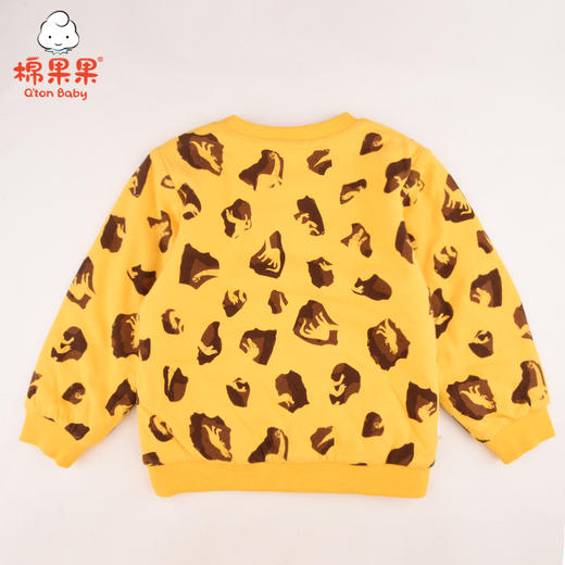 棉果果冬季男童满印夹棉卫衣M412180821707 商品图2