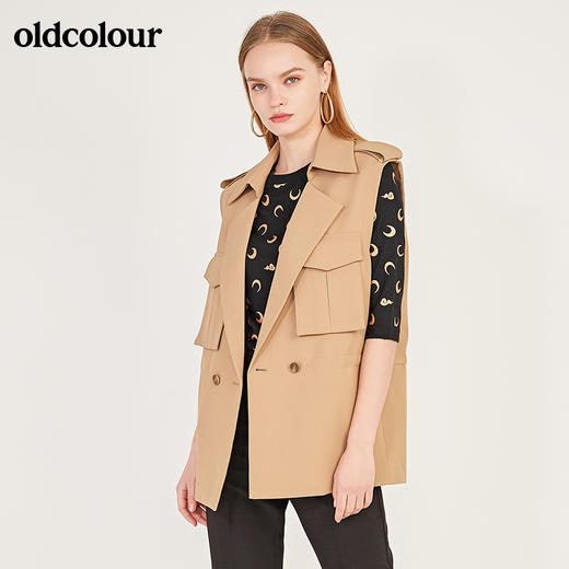 oldcolour秋季时尚百搭马夹女N12032230 商品图2