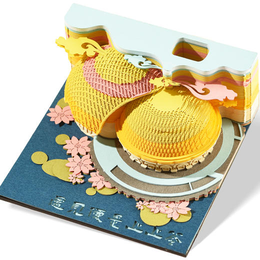 宫贺吉祥牛首山佛顶宫立体便签纸 商品图4