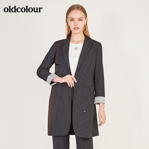 oldcolour秋季通勤百搭中袖连衣裙N12102266 商品图1