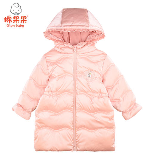 棉果果冬季女童长款羽绒服M422102921733 商品图1