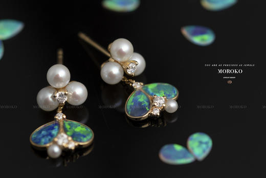 翠珞·欧泊 | 设计耳钉 商品图1