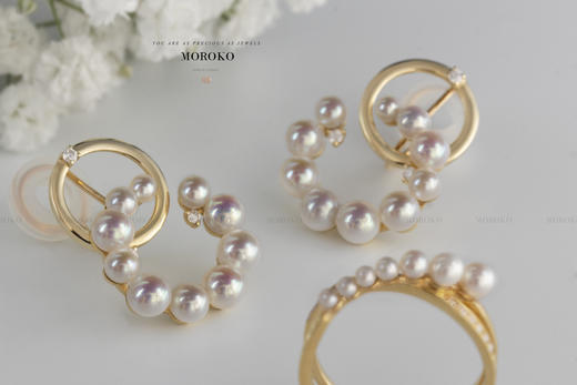 海芋 | mini珍珠耳钉 商品图10