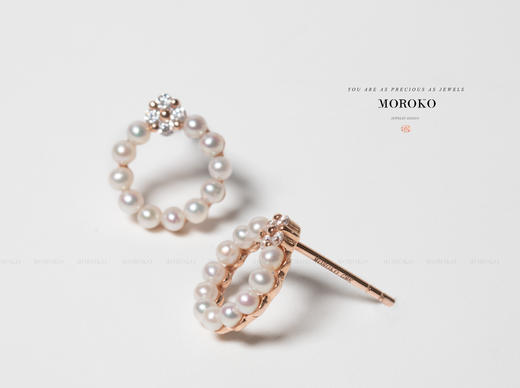 海芋 | mini珍珠耳钉 商品图4