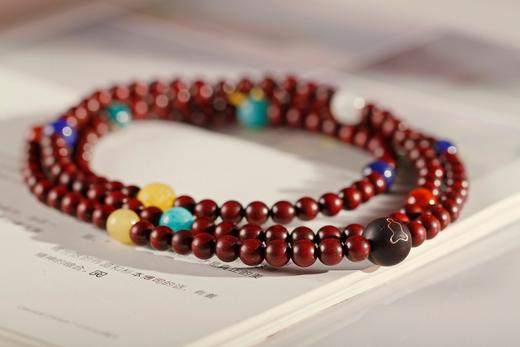 dq0028-1印度小叶紫檀6mmx130粒 商品图0