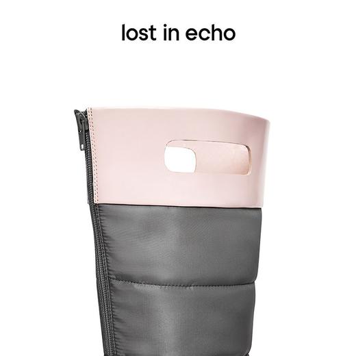 【下架】lost in echo设计师女鞋 提手装饰填充方头靴时装长靴 商品图2