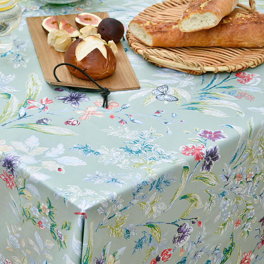 经典款法式四色防水防油桌布 商品图1