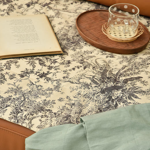 动物园两色美式沙发巾防滑四季通用 商品图3