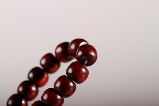 dq0087小叶紫檀搭大漆葫芦7mmx10mmx108粒 商品图4