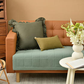 棉麻四色美式沙发巾防滑四季通用