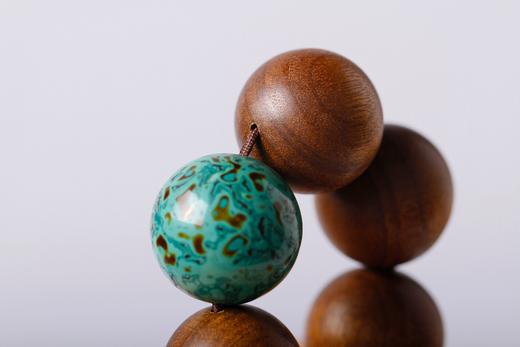 dq0006金丝楠木（搭多彩大漆）20mmx11粒 商品图4