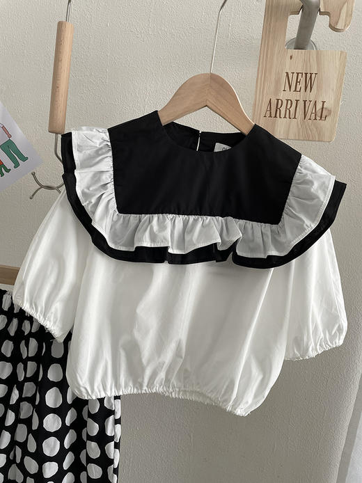 裁缝学苑TG106 韩版宽松童装纸样女童套装儿童服装上衣裤子打版图 商品图1