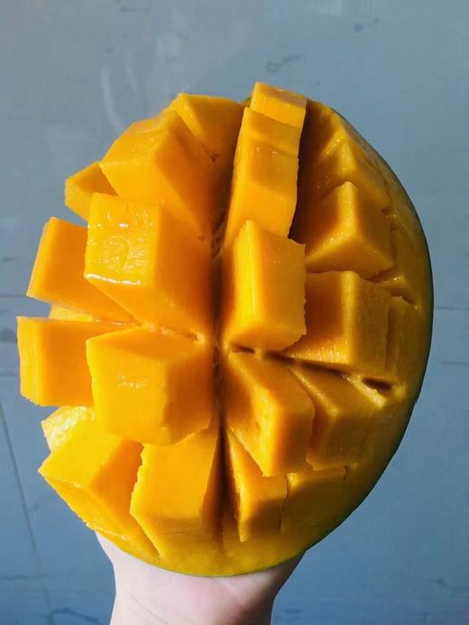 【凯特大芒果5-6颗装】 精品礼盒装  个儿大、肉多、 香甜 商品图6