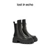 lost in echo 原创设计师品牌 方头前置双拉链短靴 商品缩略图0