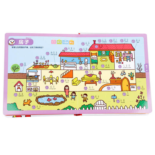 趣威一代点读认知图鉴婴幼儿童点读笔早教益智学习机趣味有声书新 商品图2