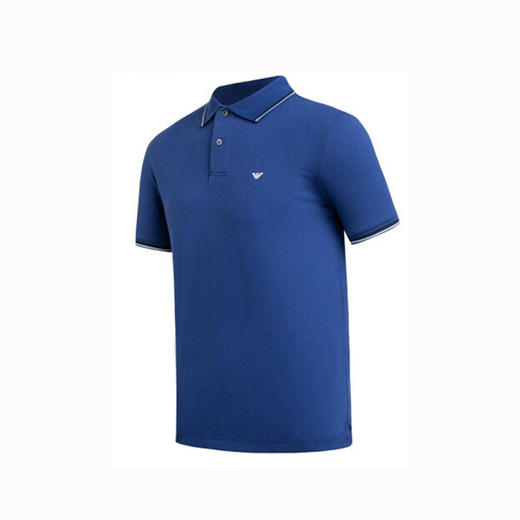 【一】EMPORIO ARMANI 阿玛尼 男士短袖T恤 蓝色 8N1FB3 1JPTZ 0938 商品图1