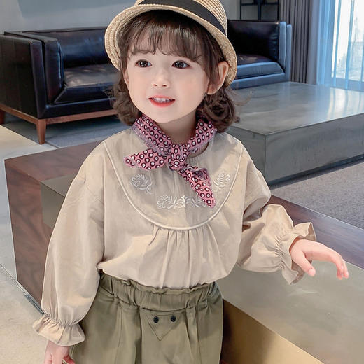 裁缝学苑TG108 儿童衬衫纸样童装上衣女童服装样板打版裁剪图纸 商品图0