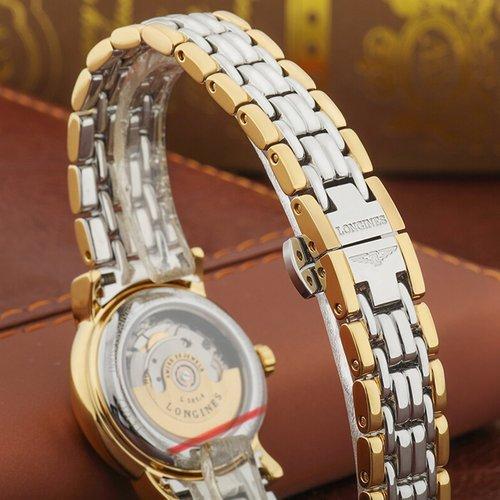 LONGINES/浪琴 时尚系列 精钢和黄色PVD涂层 自动机械 女士腕表 L4.321.2.11.7 商品图3