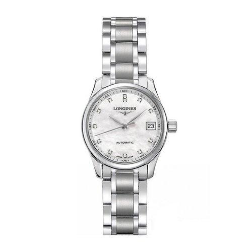 LONGINES/浪琴 名匠系列 精钢 刻度镶钻 自动机械 女士腕表 L2.128.4.87.6 商品图0