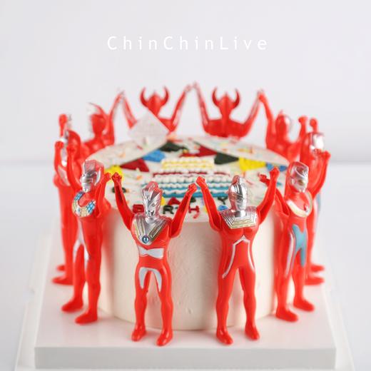 手绘奥特曼围边蛋糕 商品图2