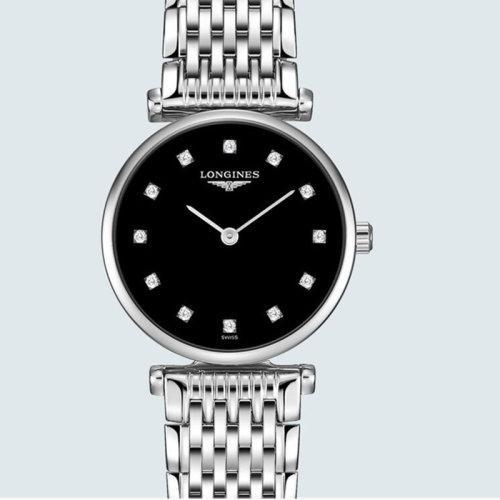 LONGINES/浪琴 嘉岚系列 钻石时标 石英机芯 女士腕表 L4.209.4.58.6 商品图1