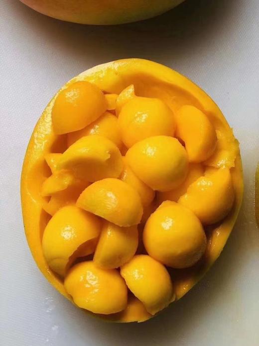 【凯特大芒果5-6颗装】 精品礼盒装  个儿大、肉多、 香甜 商品图9