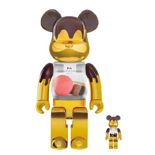 Bearbrick 2021澳门限定 电镀巧克力马卡龙 400%+100% 商品图0