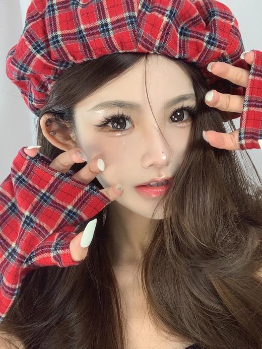 【大直径】Sheepcon-珠光摩尔糖黑14.5mm 【年抛 0-1000度含有525/575】 商品图3