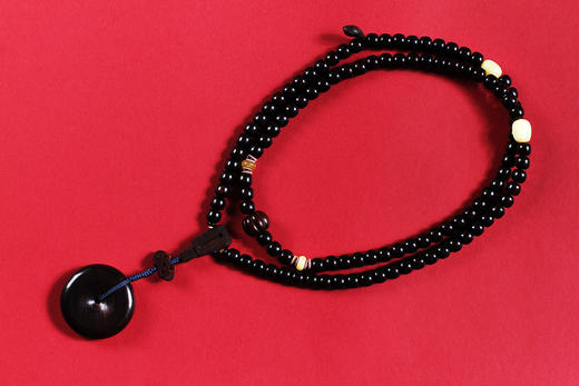 xyzt0115平安相伴”小叶紫檀 8mmx9mmx108粒 商品图0