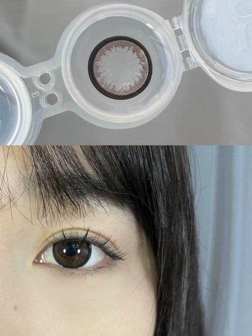 【小红书推荐款】clairecolor杏仁巧，日抛/直径14.2/有比较明显的扩瞳效果，99/一盒，328/四盒，428/六盒，688/十盒，10片/一盒，如需佩戴工具请备注哦！ 商品图9
