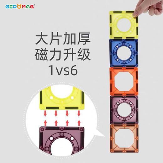 Giromag新品2021磁力轨道80pcs/110pcs套装/186pcs套装 商品图5