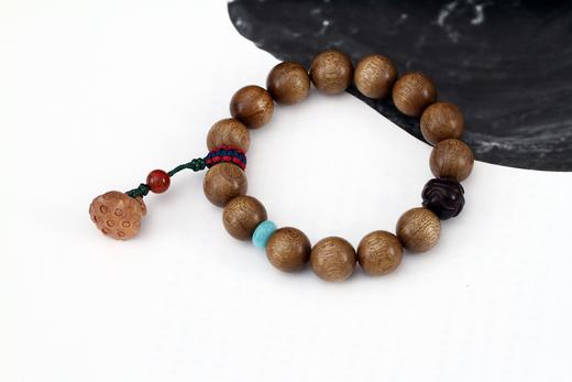 JSNM0035°金丝楠木老山莲蓬·寓意多福12mmx14粒 商品图0