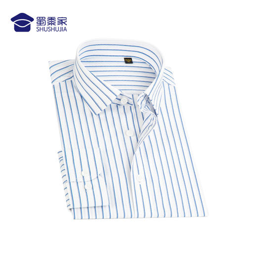 【免烫长袖衬衫（条纹款）】男士通勤长衬  修身耐磨衬衣 商品图7