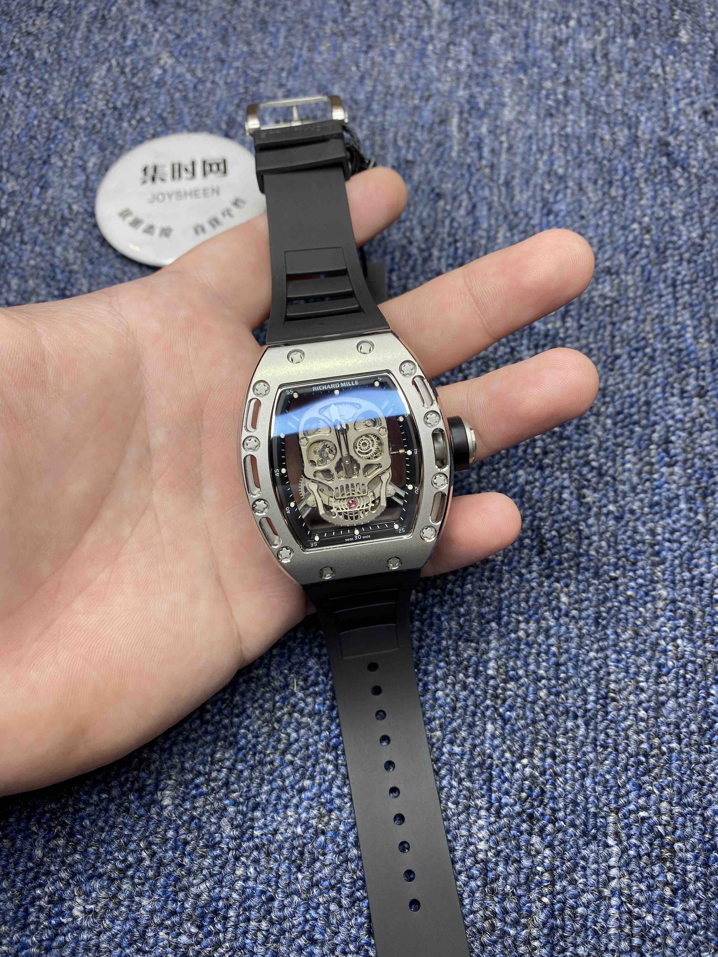 richard mille 理查德·米勒rm52-01 镂空骷髅头