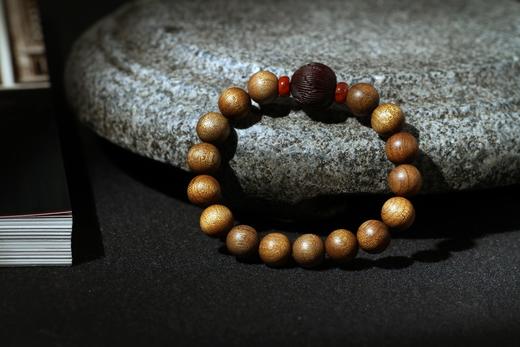 JSNM0032°金丝楠木老料（搭紫檀莲花）10mmx16粒 商品图2