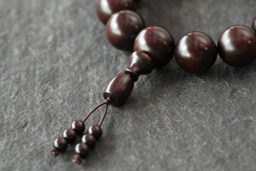 W°XYZT0032高品质印度小叶紫檀1.8cmx13粒 商品图4