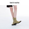 【下架】lost in echo 方头链条乐福窄筒短靴皮靴 商品缩略图3